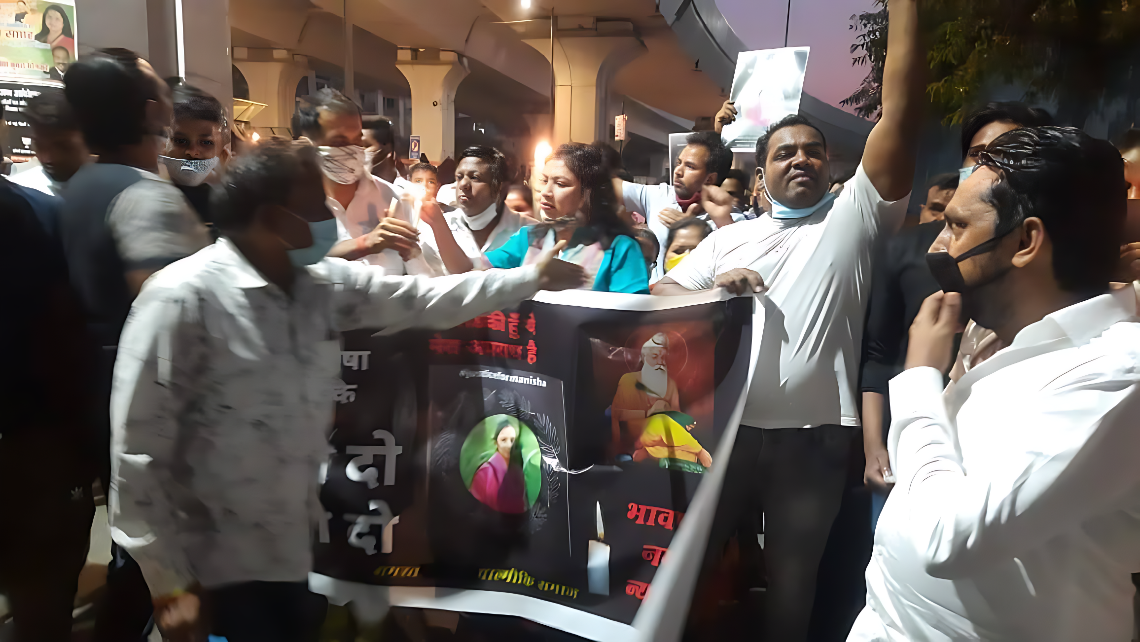 Protest for Bahan Manisha