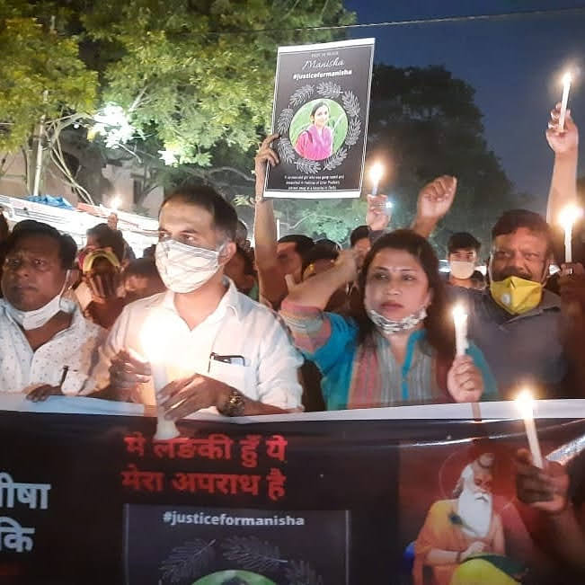 Protest for Bahan Manisha